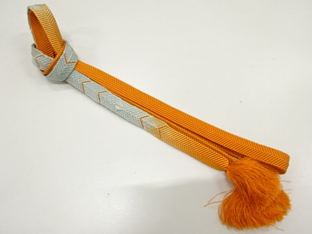 JAPANESE KIMONO / HANDTIED OBIJIME CORD 